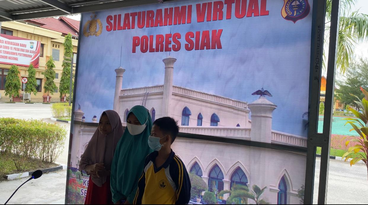 Silaturahmi Dengan Keluarga di Kampung, Polres Siak & Polsek Jajaran Sediakan Mudik Gratis Virtual