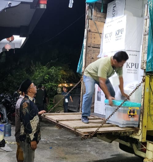 KPU Siak Akan Musnahkan Ribuan Surat Suara Rusak dan Lebih Pada Pilkada 2024