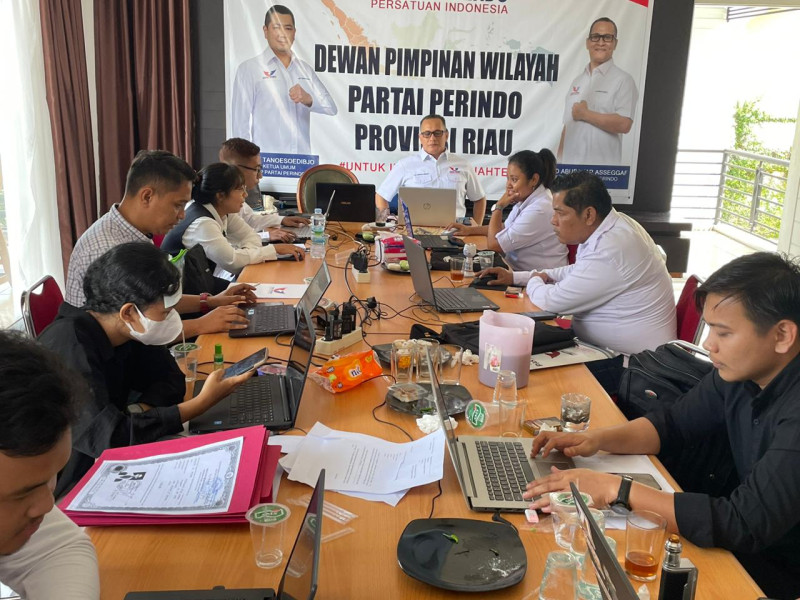 Maksimalkan Kinerja Aparatur Partai Perindo Se-Riau, DPW Perindo Kumpulkan Seluruh Petugas Silon