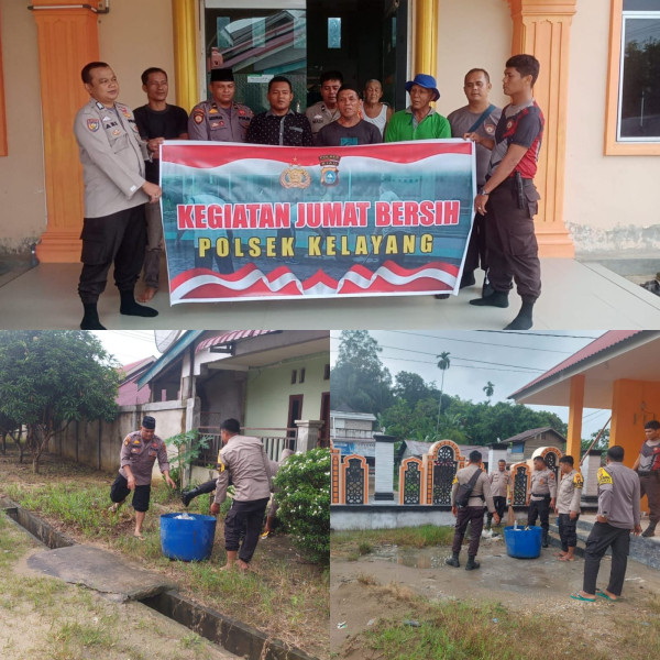 Polsek Kelayang Juber Rumdah di  Mesjid Al-Taqwa Kelurahan Simpang Kelayang