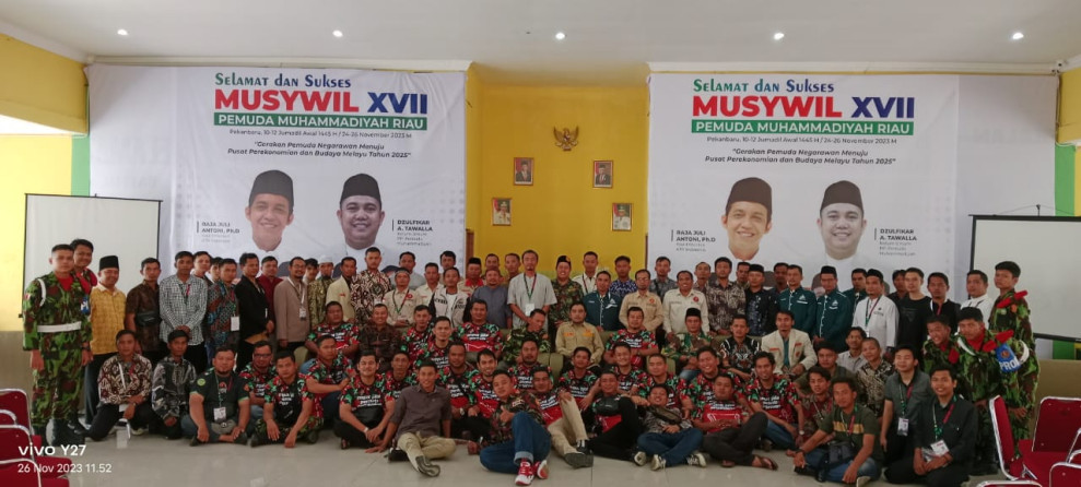Musywil XVII Berakhir Sukses, Rizal Pimpin PW Pemuda Muhammadiyah Riau
