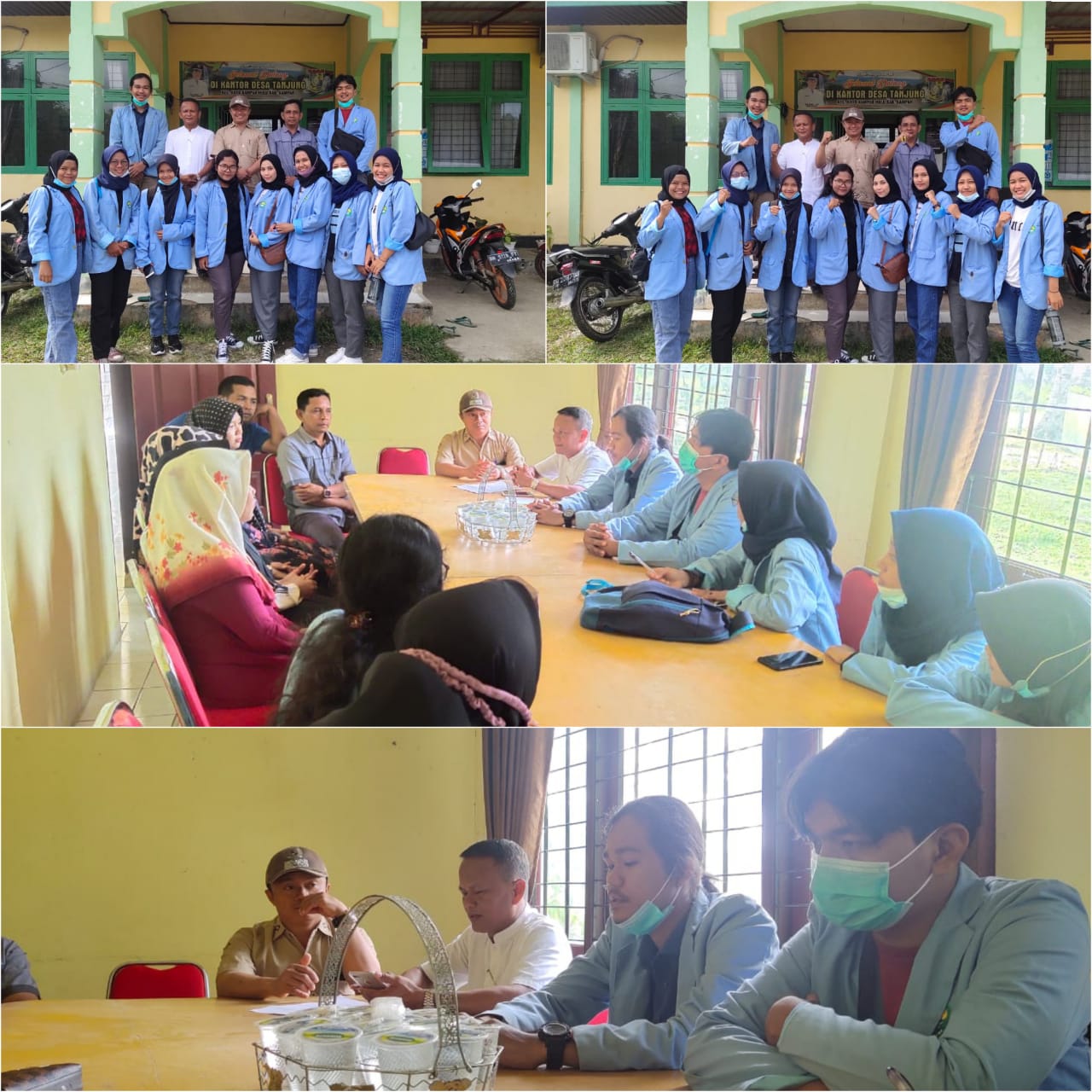 Mahasiswa Universitas Riau Lakukan Kukerta di Desa Tanjung