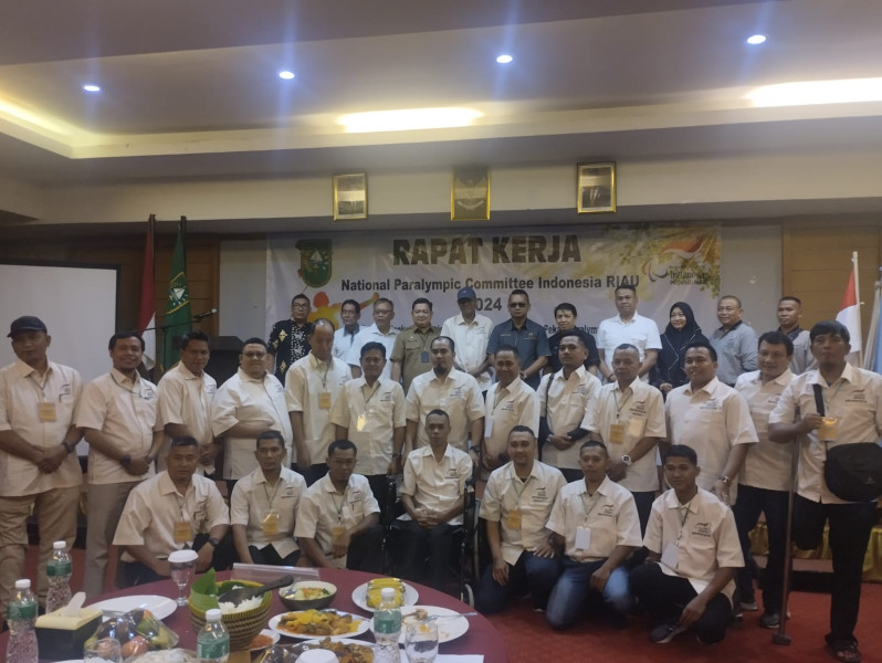 Rapat Kerja National Paralympic Committee Indonesia Riau 2024 Resmi Dibuka