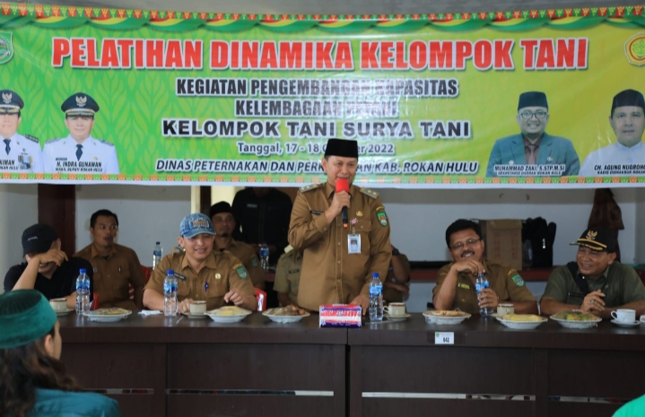 Wabup Rohul Himbau Seluruh Perusahaan Bermitra Dengan Kelompok Tani