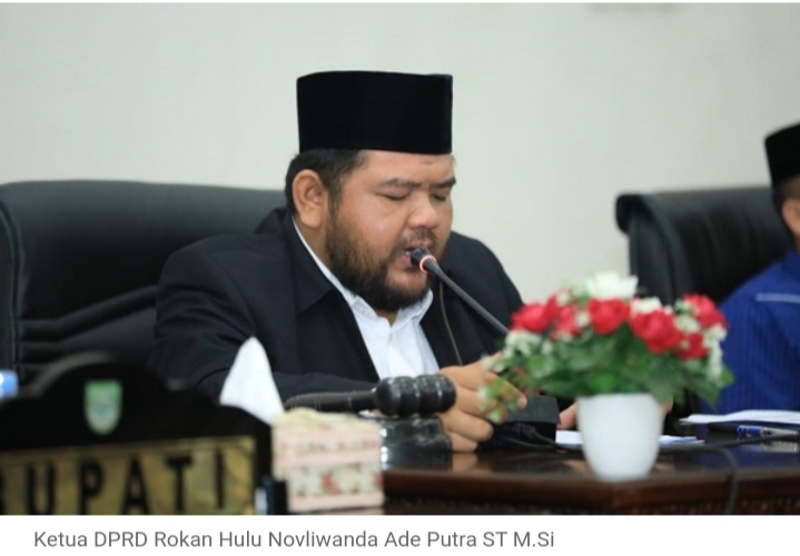 Ketua DPRD Rohul Pimpin Rapat Hasil Reses Persidangan Ke-3 Tahun 2022.