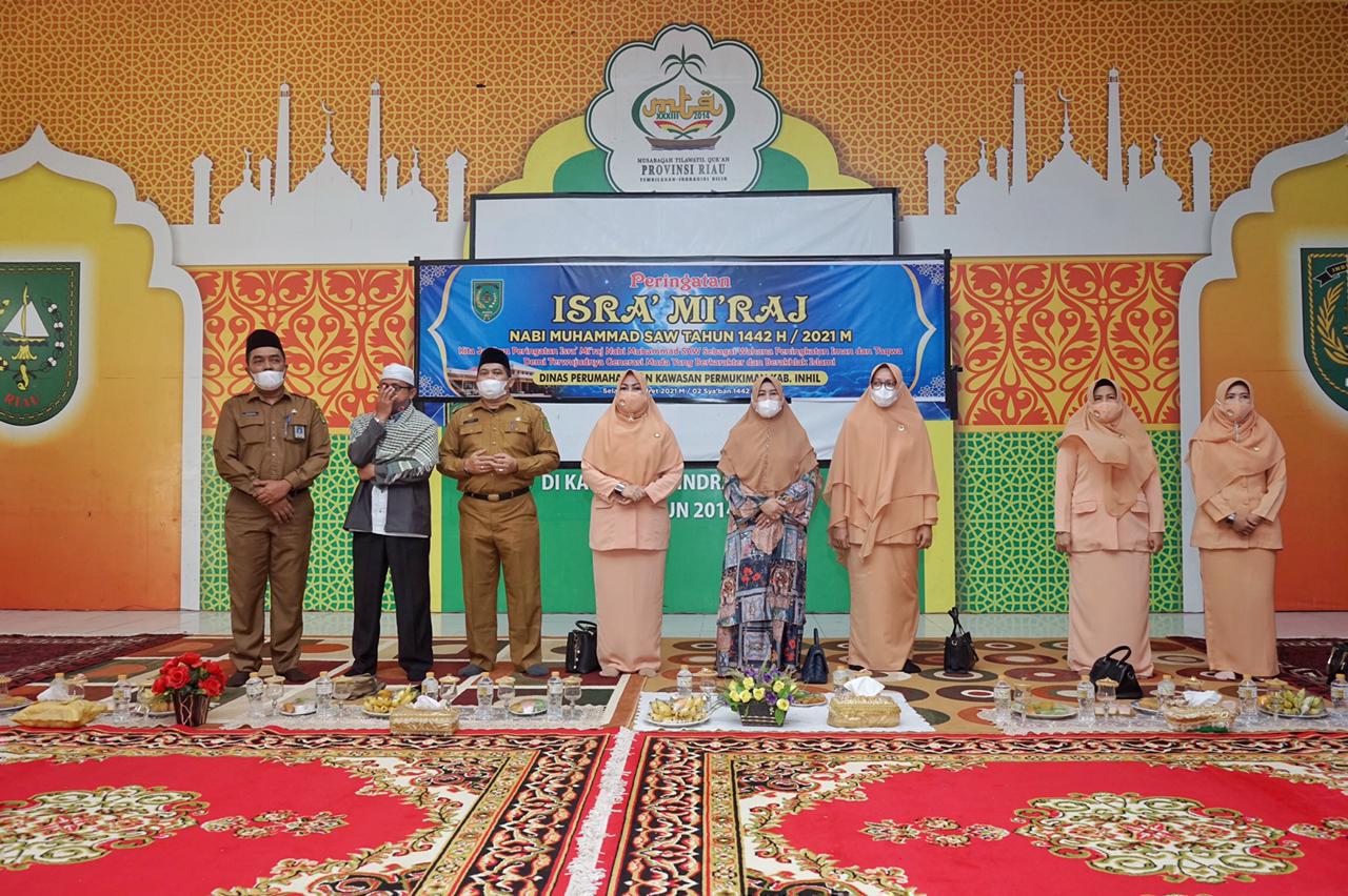 Disejalankan Dengan Peringatan Isra' Mi'raj, DPW Dinas Perkim Inhil Selenggarakan Arisan Bulanan
