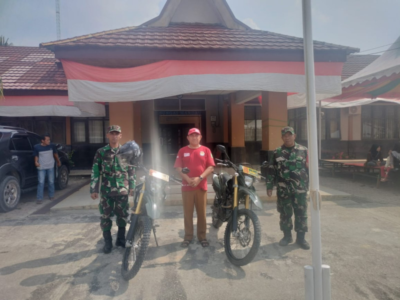 Babinsa Koramil 03/Minas Pantau Ketat Pentahapan Pilkada 2024 di Sungai Mandau