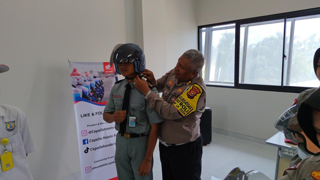 Bombardir Giat Edukasi Program Tematik, Jumlah Pelanggaran Lalu Lintas Pelajar Di Riau Menurun Drastis