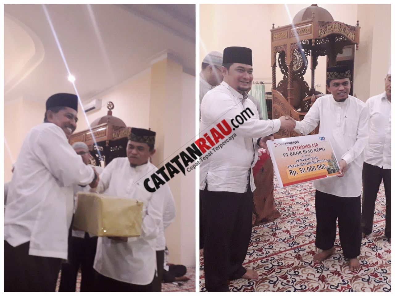 Pemprov Riau Gelar Safari Rhamadan Di Masjid Raya Kecamatan Minas, Kabupaten Siak.
