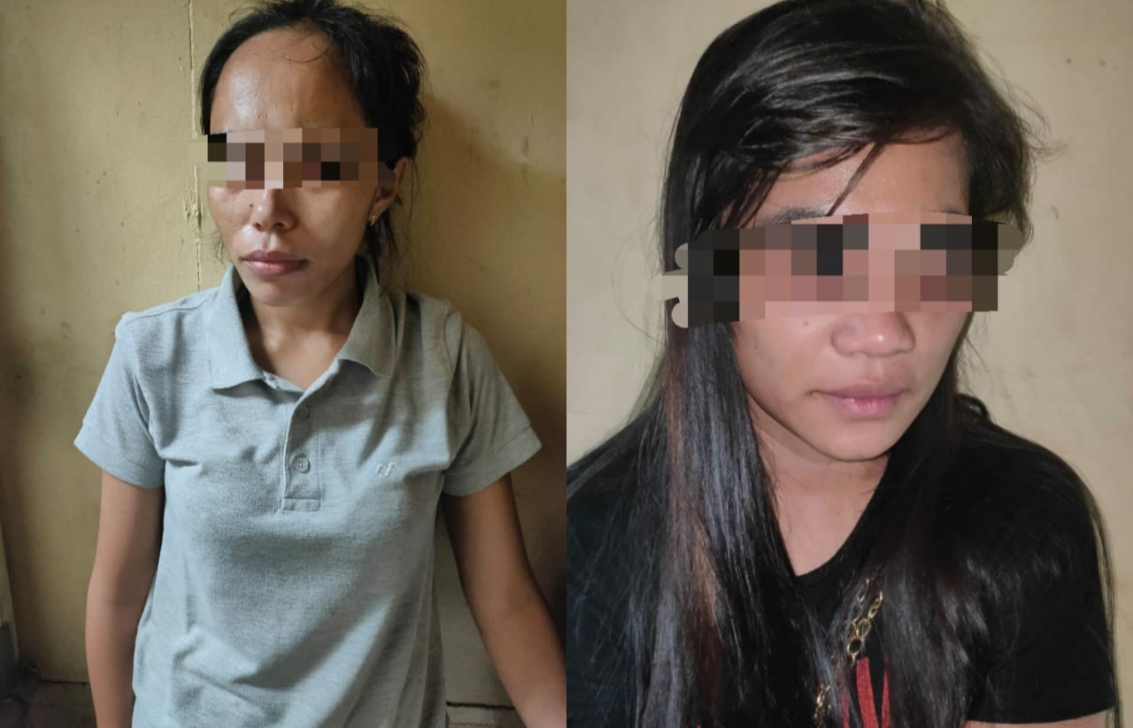 Dua Orang Wanita Pengedar Narkoba di Duri Ini Digelandang Ke Mapolres Bengkalis