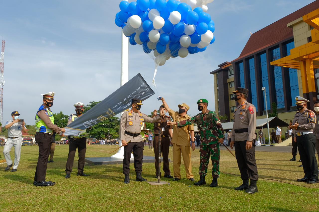Polda Riau Kerahkan 1200 Personel Pengamanan, Sebar 1006 Personel Bhabinkamtibmas di Posko PPKM