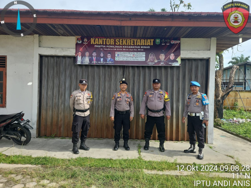 Polsek Minas Intensifkan Patroli Dialogis Jelang Pilkada 2024