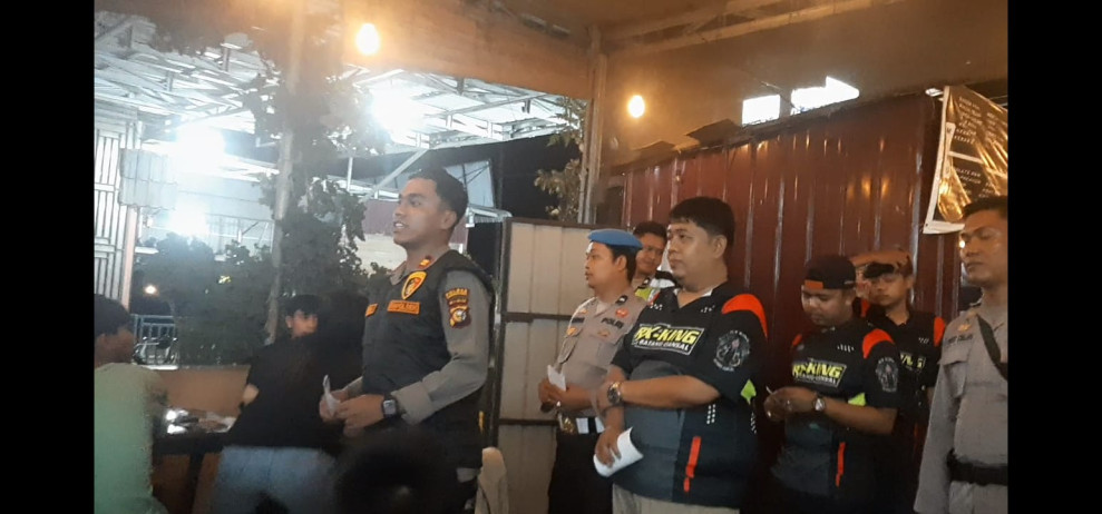 Kapolsek Batang Gansal Cooling System Bersama Klub Sepeda Motor dan Kaum Milenial