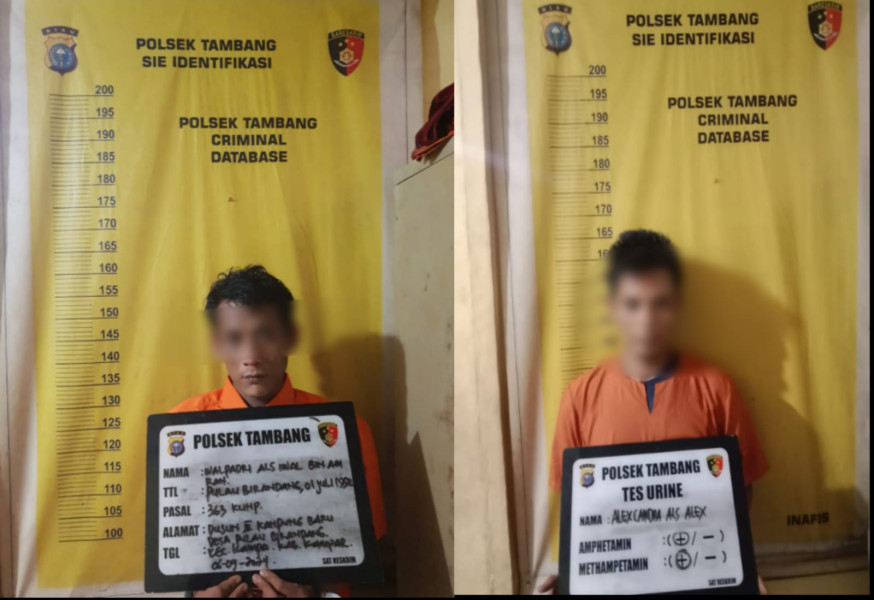 Pelaku pencurian Toko Gas Elpiji Desa Birandang Di Tangkap Di  Amankan Mapolres Kampar