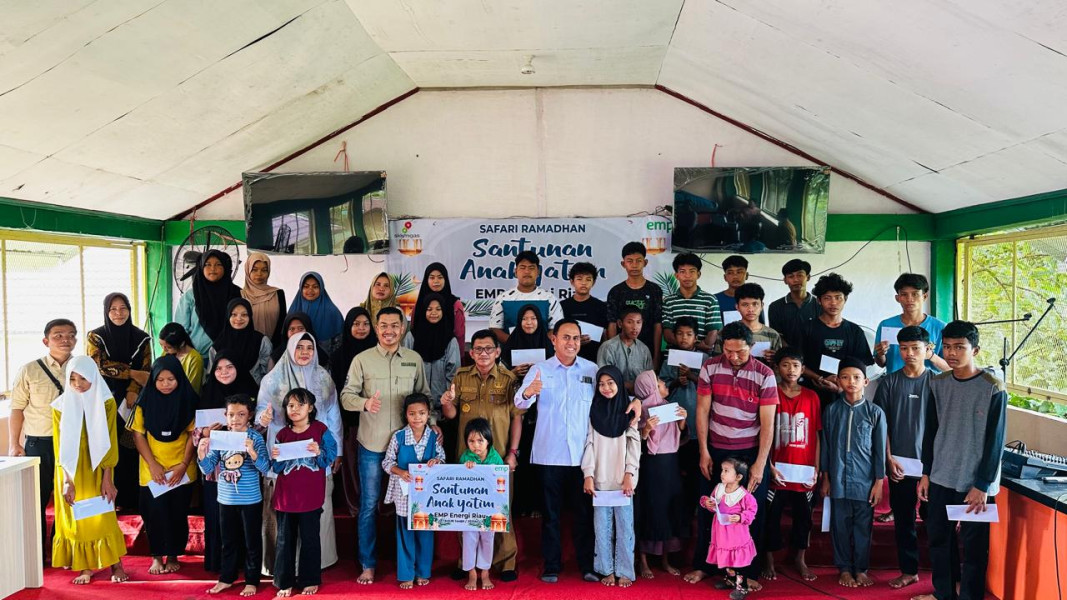 EMP Energi Riau Santuni 200 Anak Yatim di Indragiri Hulu dan Pelalawan
