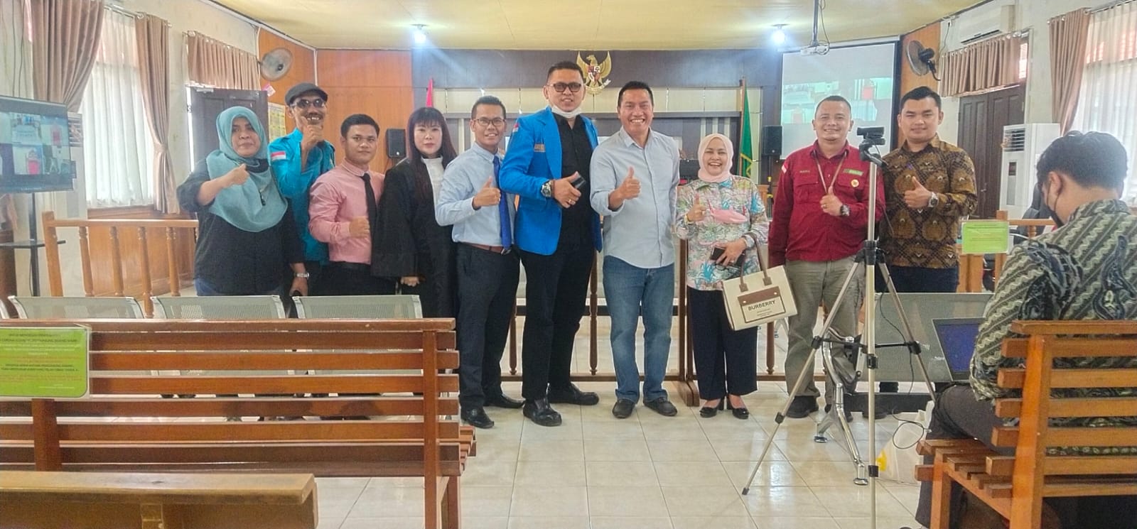 Hadir Sidang Perdana, Mantan Ketua DPRD Riau Ini Prihatin Dengan Kasus Ketua KNPI