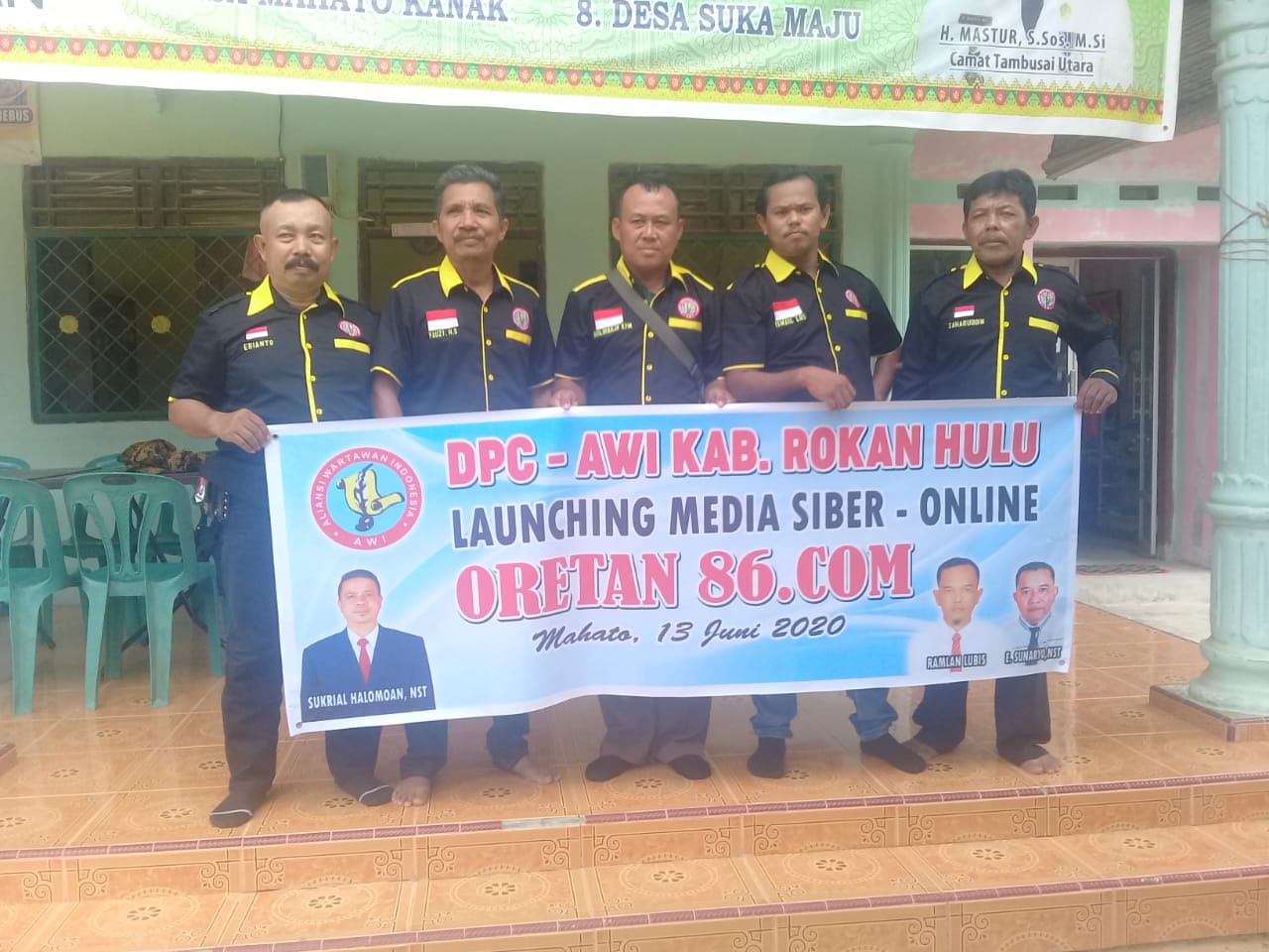 Media Siber Online Oretan86. com, Launching Ke Mahato