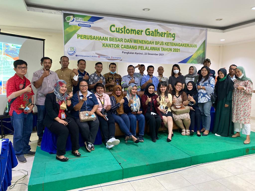 Customer Gathering BP Jamsostek Dengan Perusahaan Di Kabupaten Pelalawan