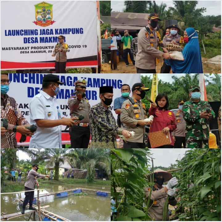 Launching Kampung Tangguh Kapolres Indra Wijatmiko : Pembelajaran COVID-19 Untuk Ketahanan Pangan