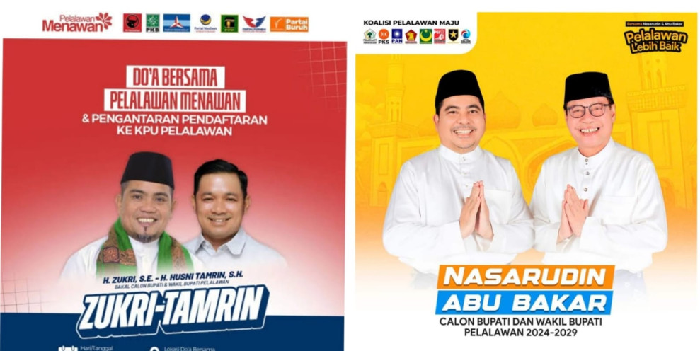 Klaim SK Partai Memanaskan Pilkada Pelalawan: Persaingan Sengit Paman-Keponakan