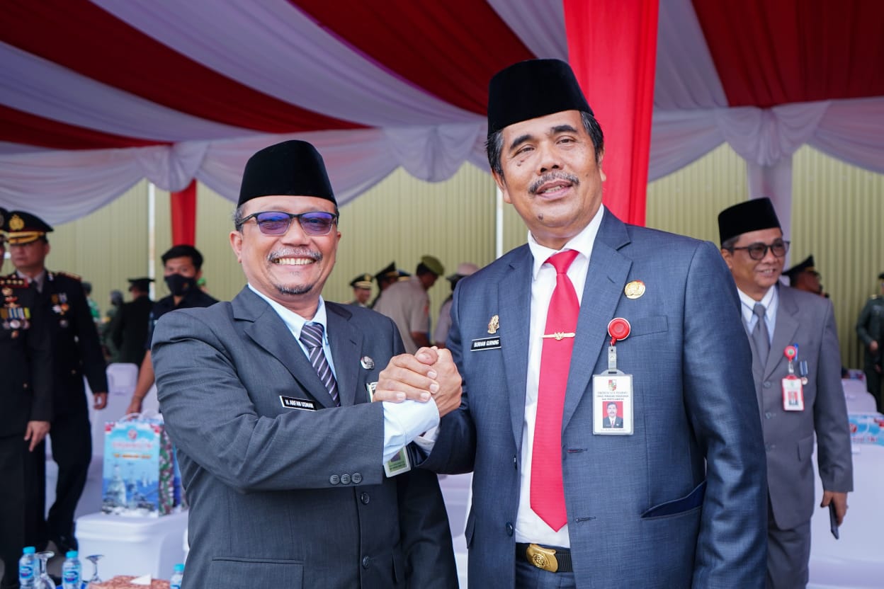 Sekda Siak Arfan Usman Hadir Parade Upacara HUT TNI ke 77