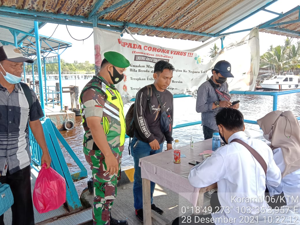 Praka Rizky Laksanakan Gakplin di Pelabuhan Syahbandar Sungai Guntung