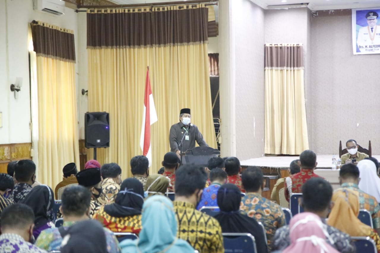Rakor Pendamping Desa se-Kabupaten Siak, Alfedri Harapkan Sinkronisasi Program & Kebijakan