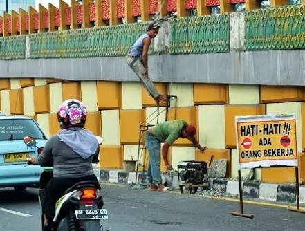 Tahun Depan Ukiran Melayu Fly Over Di Sudirman Akan Dicopot