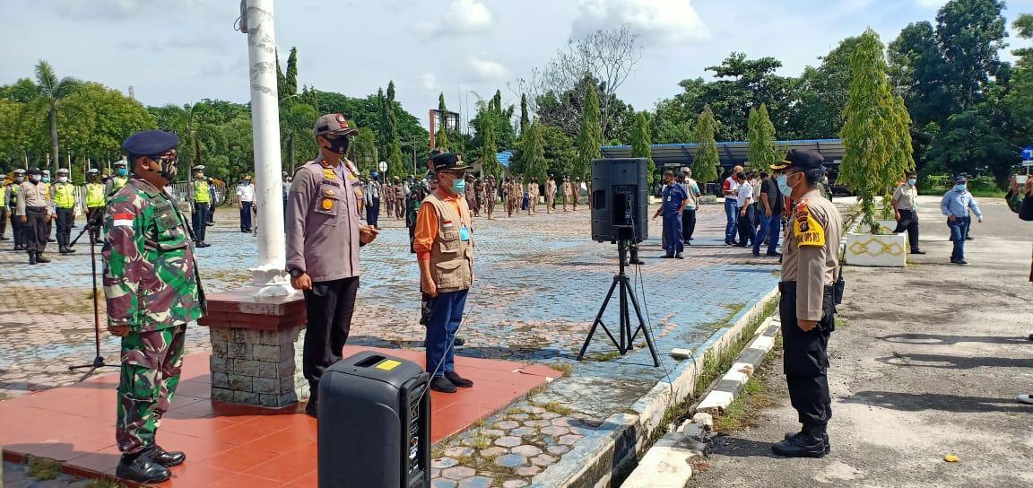 Lima jajaran Polres Lakukan Apel Konsolidasi, Guna Cek Kesiapan PSBB Bengkalis