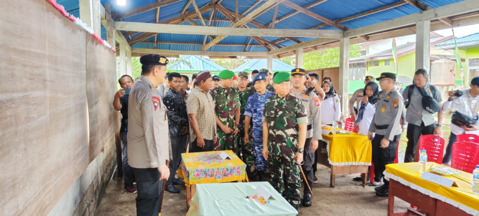 Brigjen TNI Dany Rakca Tinjau Logistik Pemilu di Luar Pulau