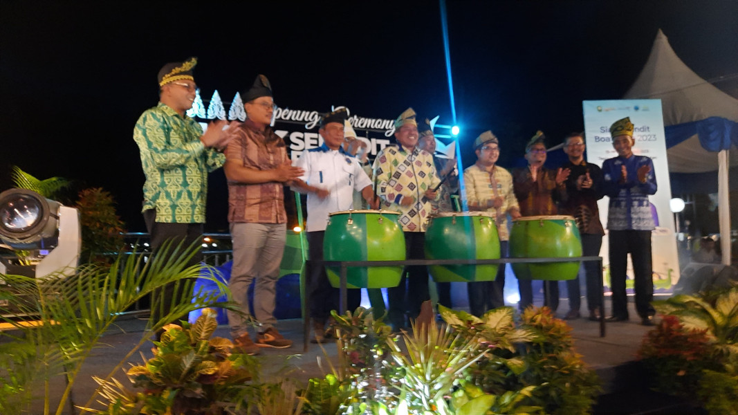 Bupati Siak Buka Opening Ceremony Siak Serindit Boat Race 2023, Junjung Tingggi Suportifitas