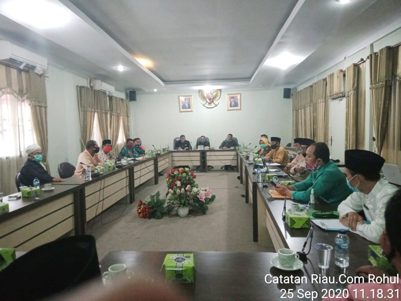 Masyarakat Desa Batas Hearing Dengan Komisi II DPRD Rohul Terkait Lahan Masyarakat di Areal PT SSL