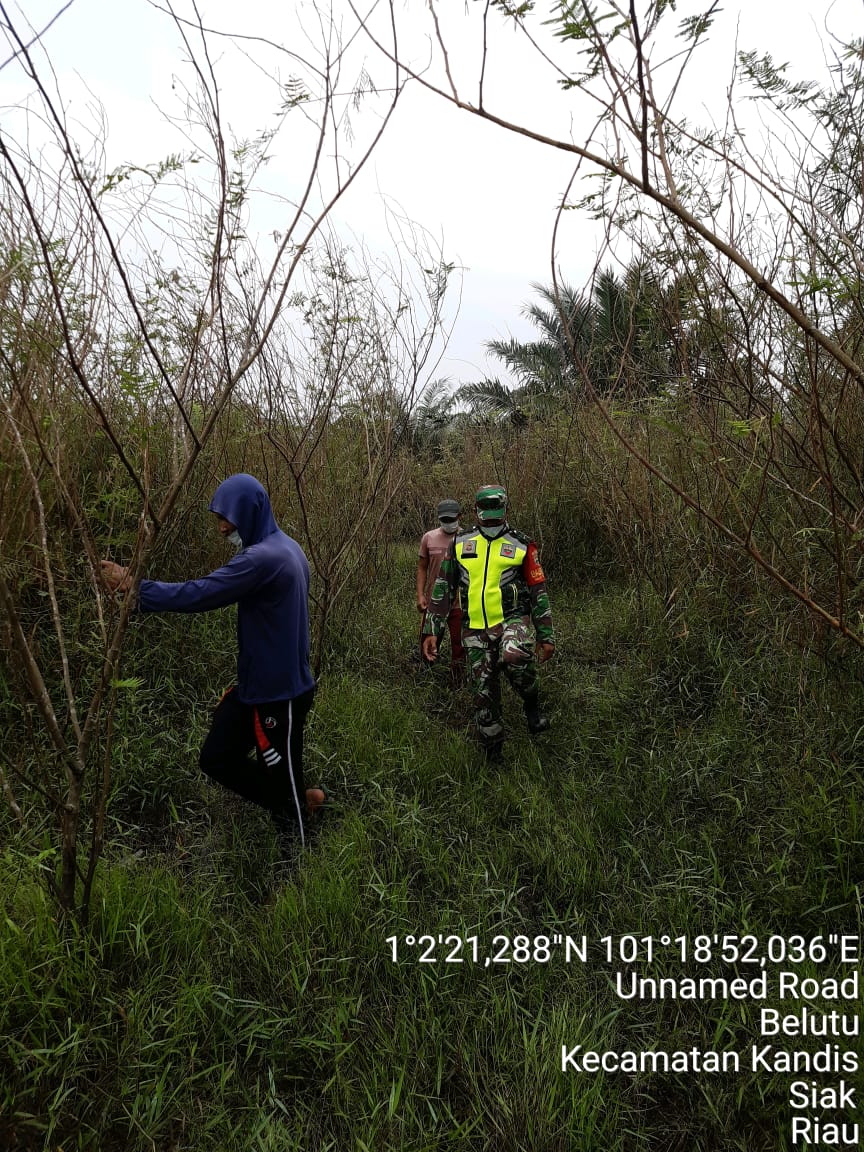 Patroli Antisipasi Karhutla Di Kampung Binaan, Kopda I Ketut; Jaga Alam Agar Alam Jaga Kita