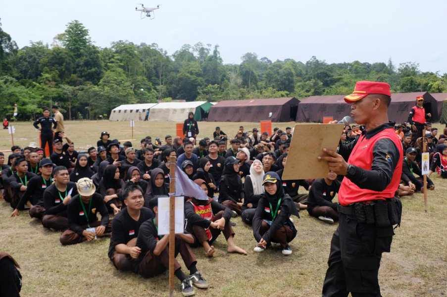 Kegiatan Fun Games Jambore Karhutla Riau 2025 Berlangsung Meriah dan Semangat