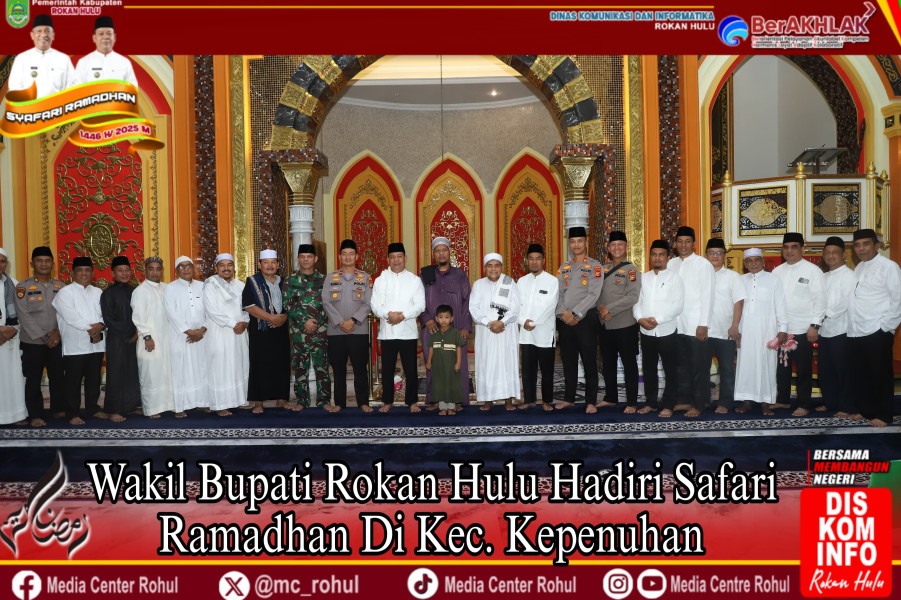 Safari Ramadan Ke 3, Wabup Ajak Masyarakat Bersatu Membangun Negeri