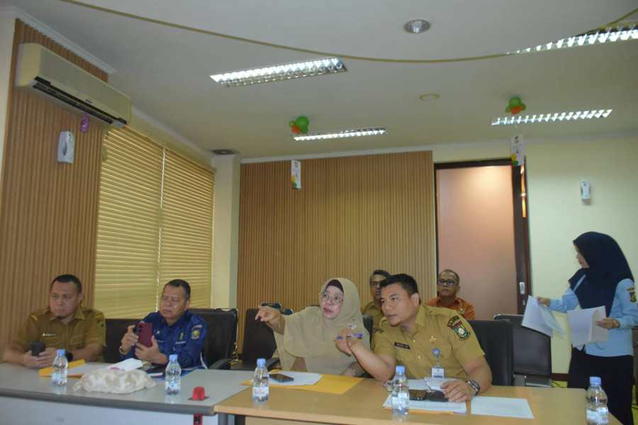 Pj Sekda Kampar Ramlah Ikuti Rapat Monitoring dan Evaluasi MCP dan SPI Bersama KPK RI Secara Daring