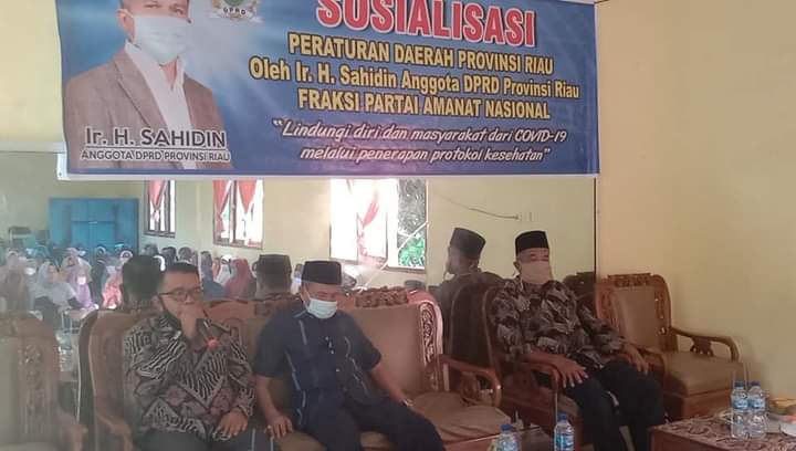 Sosialisasi Perda Provinsi Riau Oleh Ir. H. Sahidin DPRD Provinsi Riau Fraksi PAN