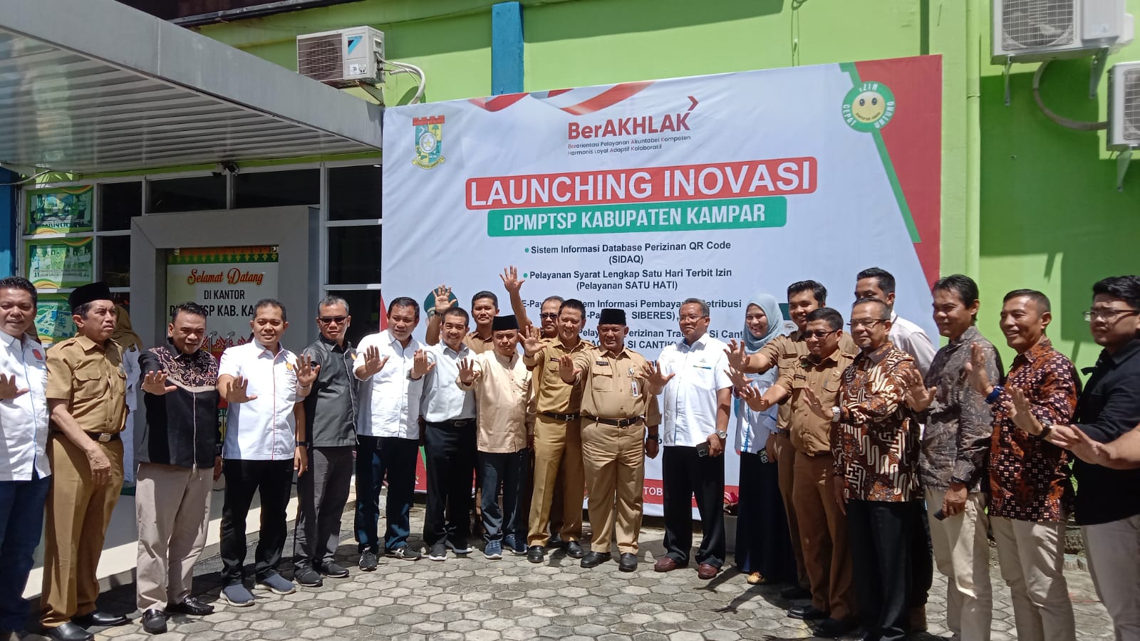 DPMPTSP Kampar Lounching Inovasi Mempermudah Pelayanan