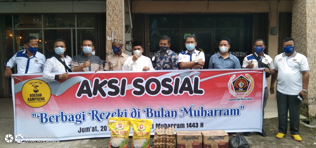Aksi Sosial, PWI Pelalawan - Boedak Kampung Bulan Muharram