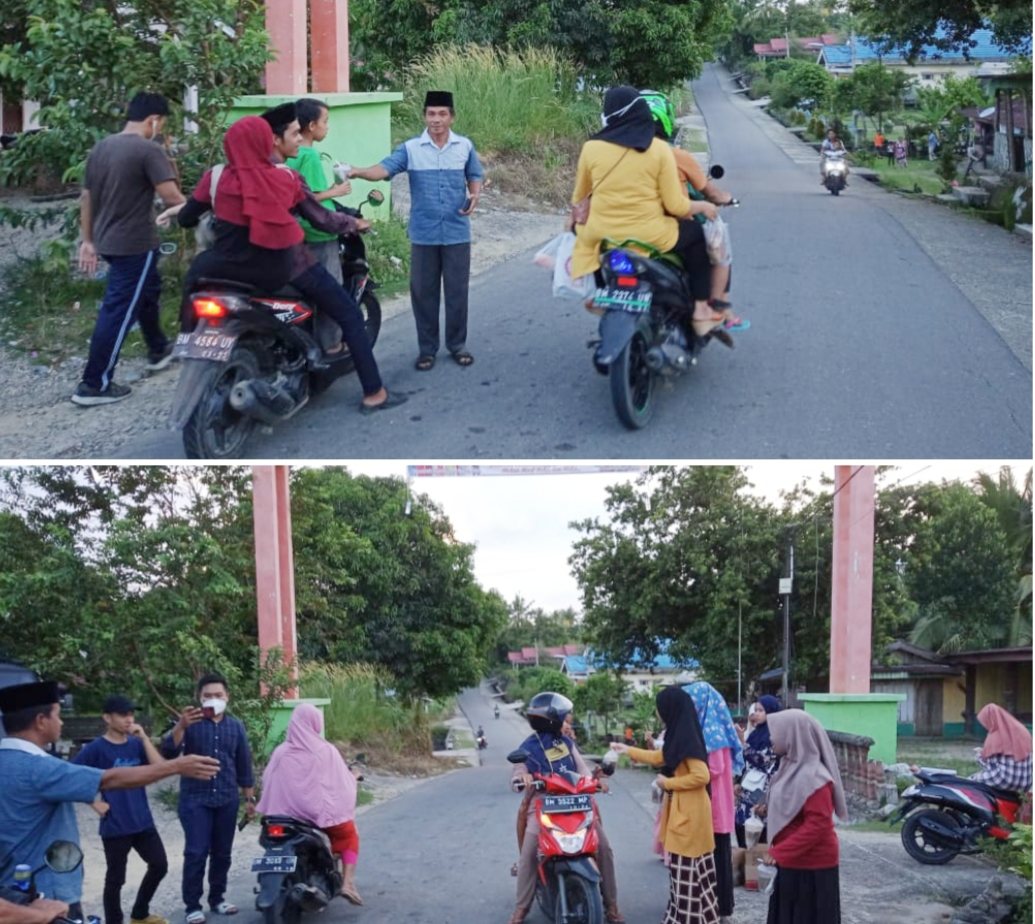 Berbagi Dengan Masyarakat, HM-RTB Bagikan Ratusan Takjil Berbuka Puasa