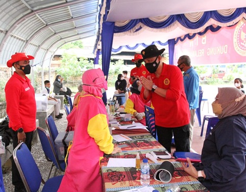 BINDA RIAU ADAKAN VAKSINASI MASSAL SERENTAK DI KABUPATEN SIAK DAN KABUPATEN INHIL