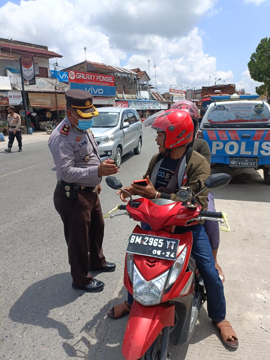 Hari Ini Kapolsek Minas Pimpin Secara Langsung Giat Rutin Untuk Percepatan Vaksinasi Covid-19