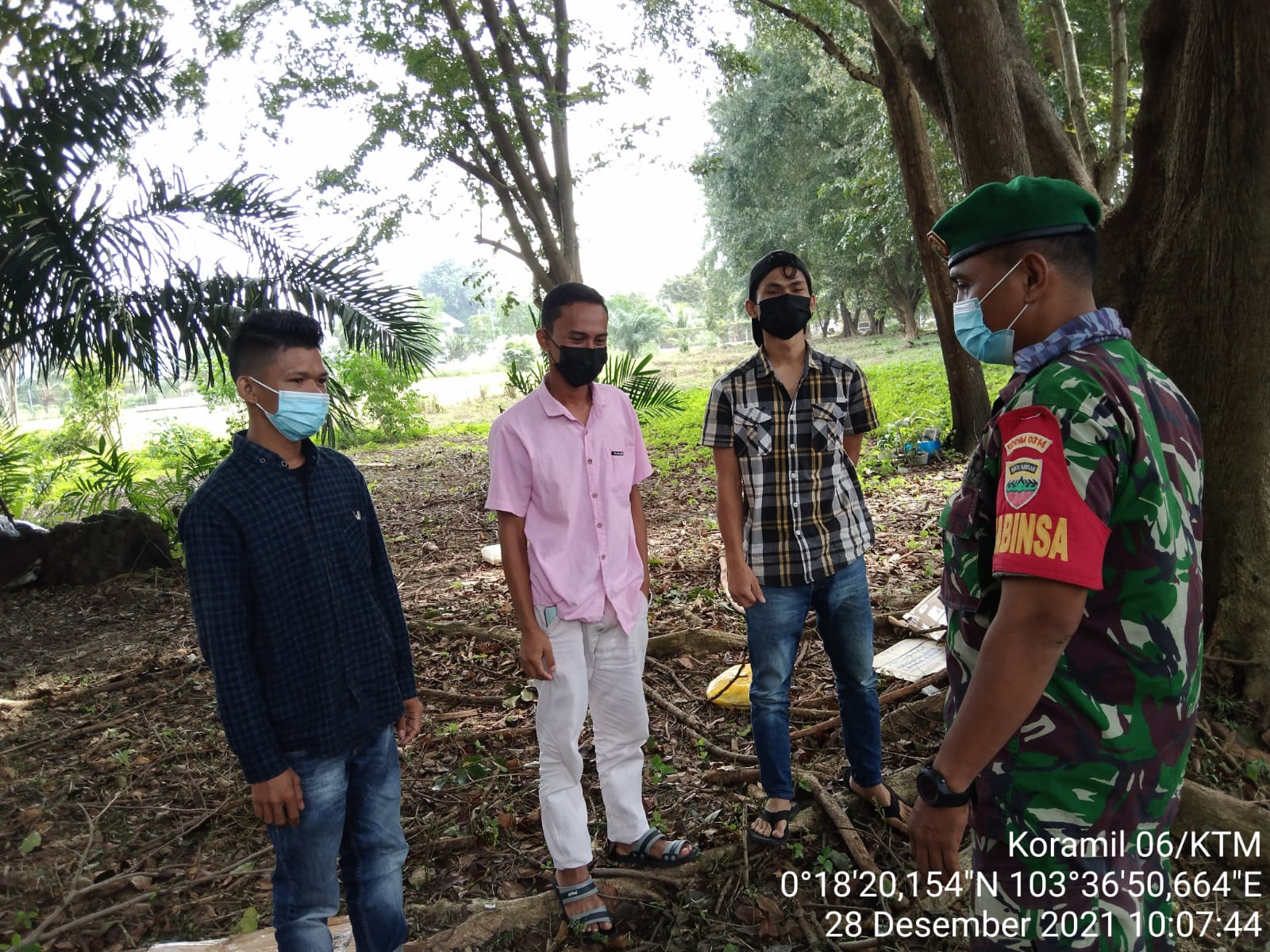 Serda Piter Sirimba Sosialisasi Karhutla Di Desa Air Tawar