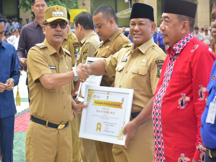 Hari Anti Korupsi Sedunia Tingkat Kabupaten Kampar Th 2023. Pj Bupati Kampar ; Komit Berantas Korupsi,  Kabupaten Kampar Telah Raih Penghargaan Nasional Desa Anti Korupsi dari KPK RI