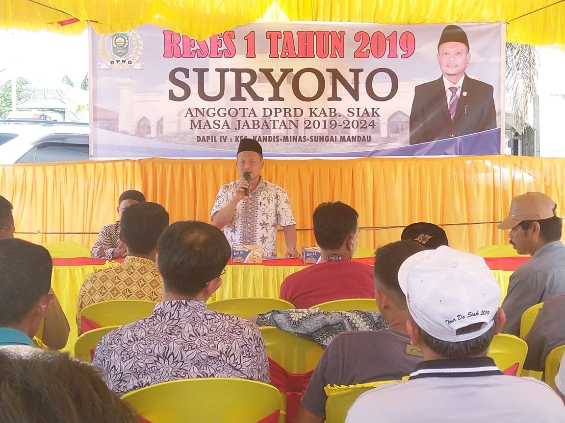 Reses 1 Dewan Suryono, Warga Minas Barat Minta Dibangunkan Sekolah SD Dan PDAM