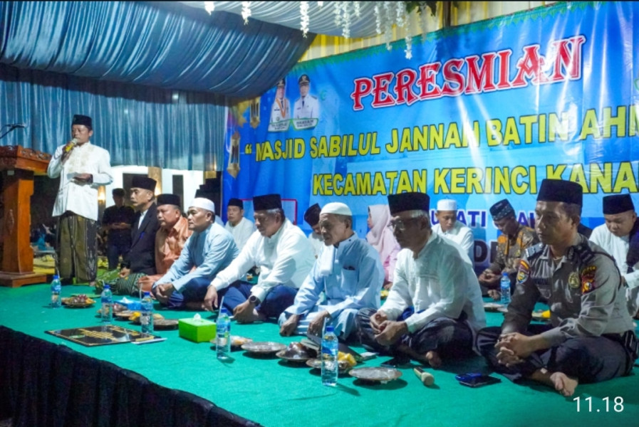 Bupati Siak Alfedri Resmikan Masjid Raya Kecamatan Kerinci Kanan 