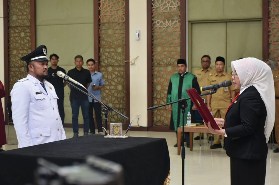 Dedi Wahyudi Kembali Dilantik Sebagai Kepala Desa Tanjung Rambutan
