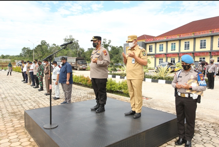 Pemkab Rohul Berikan Apresiasi Polres Rohul Dalam Pelaksanaan Operasi Lancang Kuning 2021