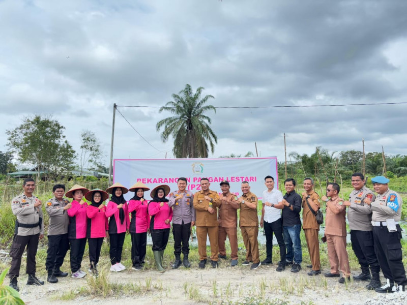 Launching Serentak Pekarangan Pangan Lestari di Koto Gasib, Wujud Dukungan Ketahanan Pangan