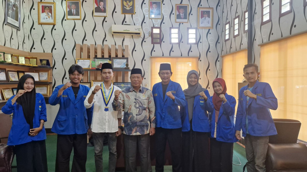 Kepala Kantor Kemenag Siak Terima Silaturahmi PMII